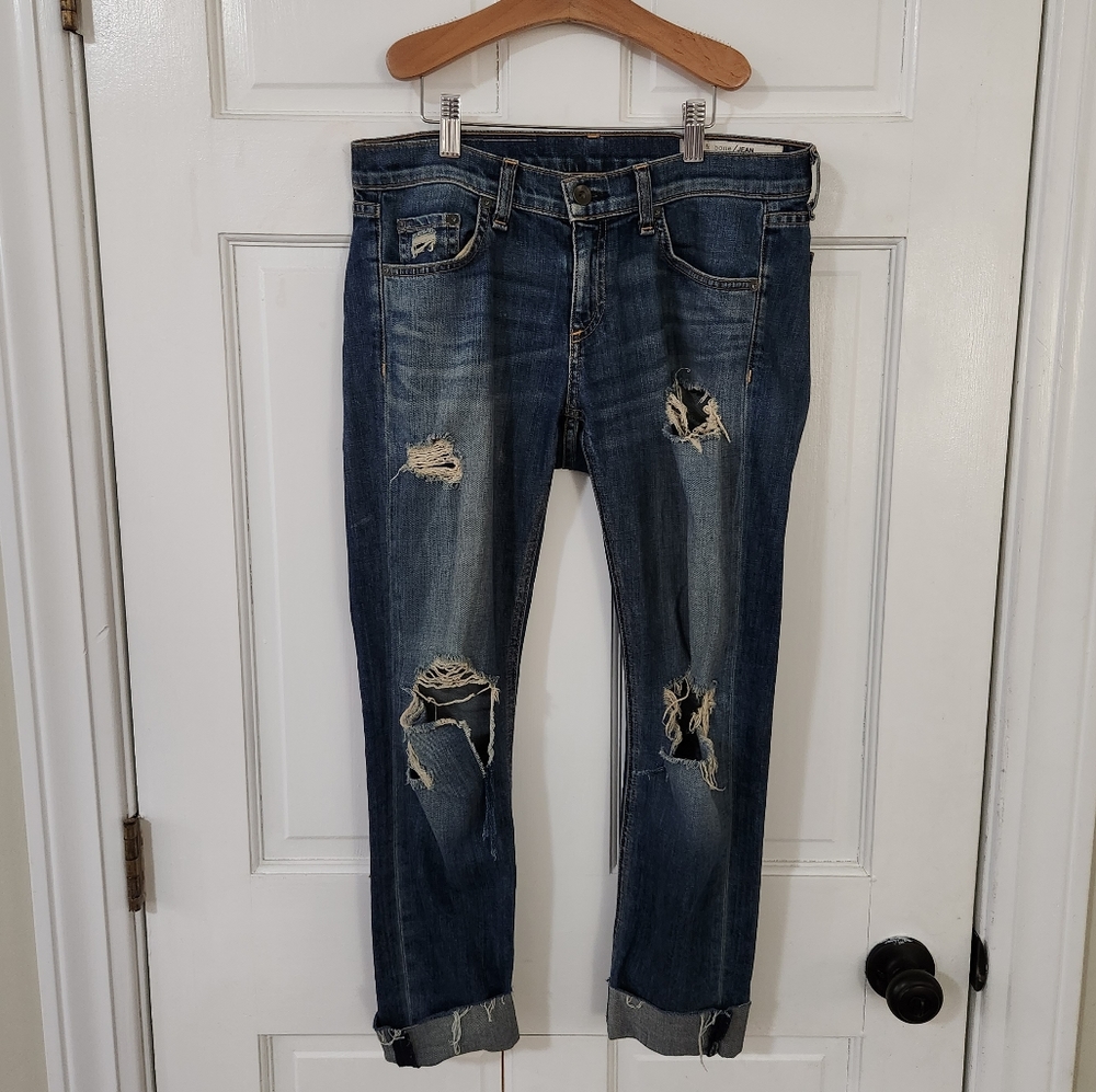 Rag & Bone Dre Capri Denim - Picture 3 of 7